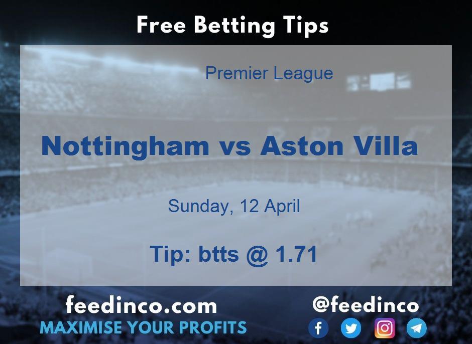Nottingham vs Aston Villa Prediction Nottingham vs Aston Villa Prediction