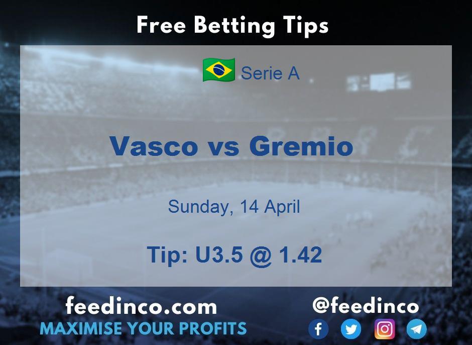 Vasco vs Gremio Prediction
