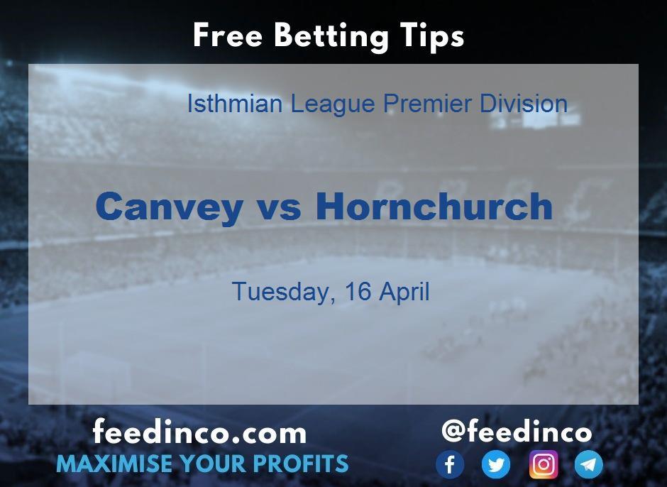 Canvey vs Hornchurch Prediction