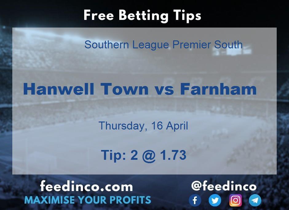 Hanwell Town vs Farnham Prediction Hanwell Town vs Farnham Prediction