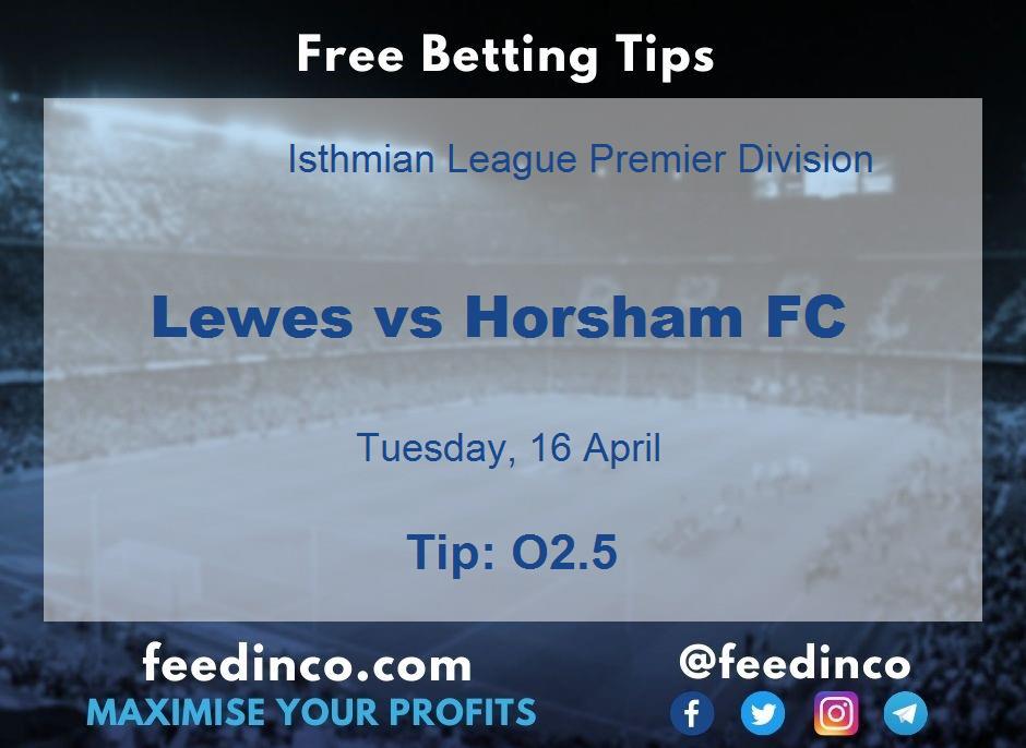 Lewes vs Horsham FC Prediction