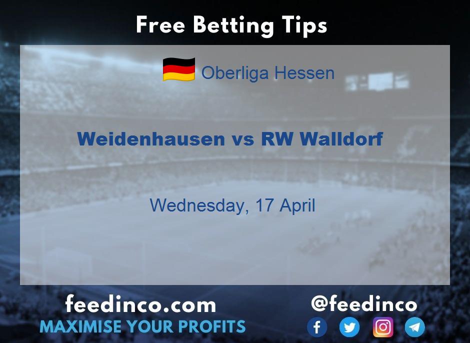 Weidenhausen vs RW Walldorf Prediction