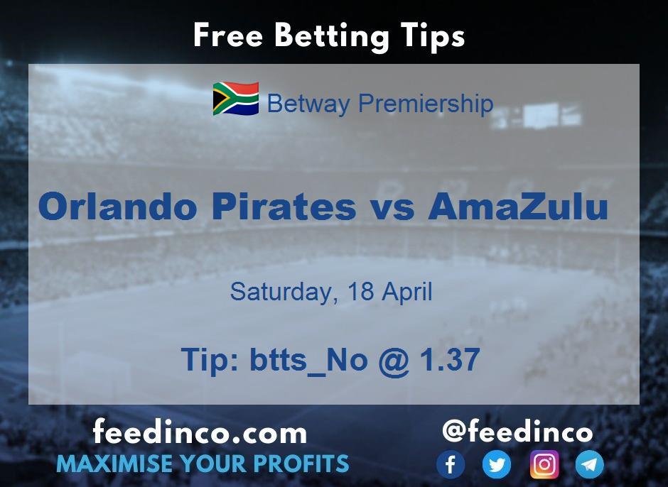 Orlando Pirates vs AmaZulu Prediction