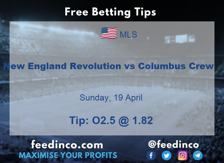 New England Revolution vs Columbus Crew Prediction New England Revolution vs Columbus Crew Prediction