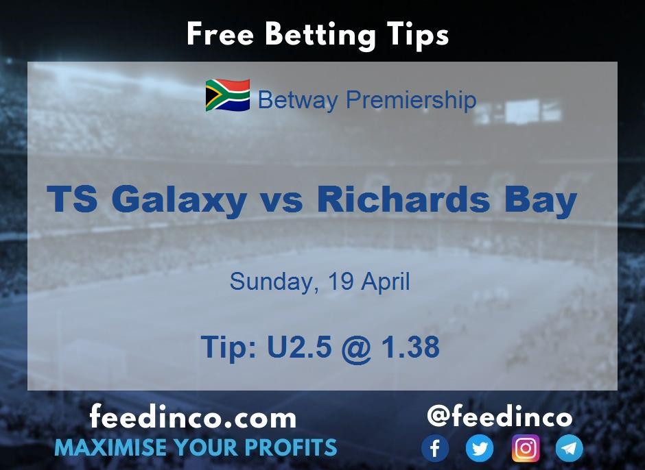 TS Galaxy vs Richards Bay Prediction TS Galaxy vs Richards Bay Prediction