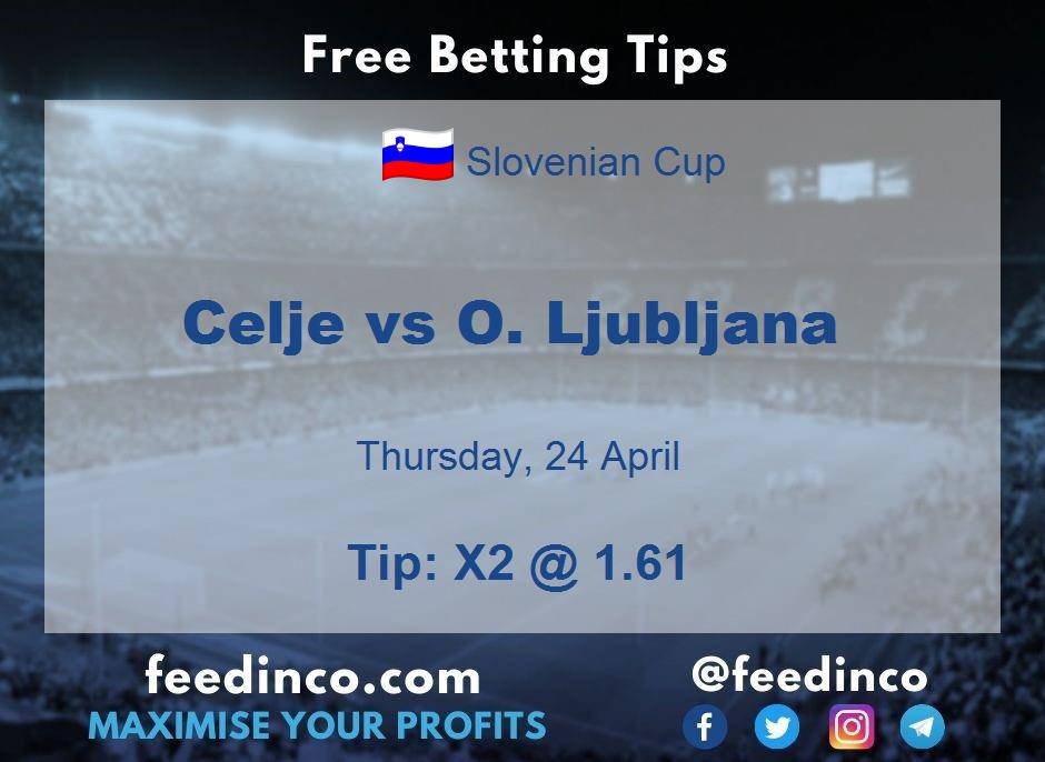 Celje vs O. Ljubljana Prediction Celje vs O. Ljubljana Prediction