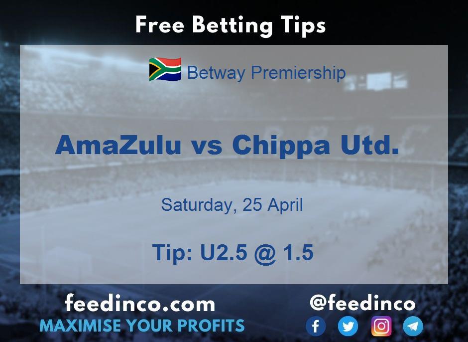 AmaZulu vs Chippa Utd. Prediction