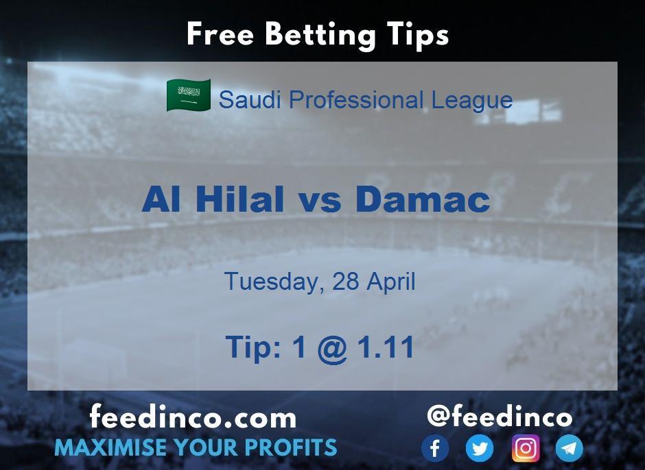 Al Hilal vs Damac Prediction
