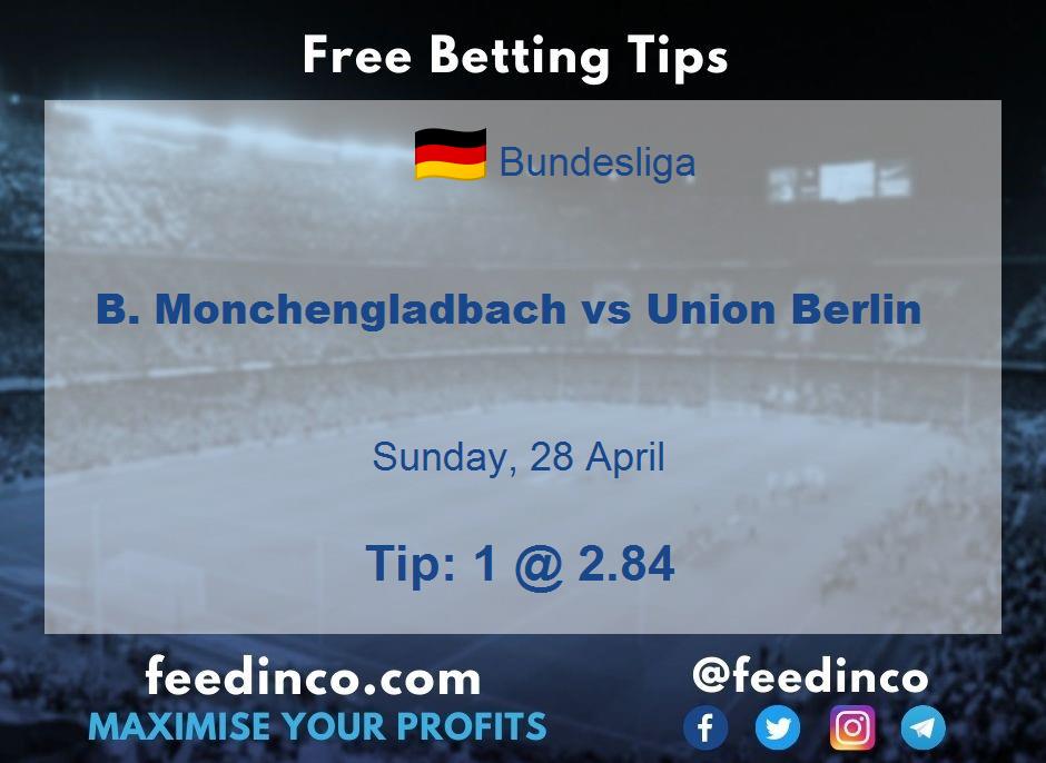 B. Monchengladbach vs Union Berlin Prediction