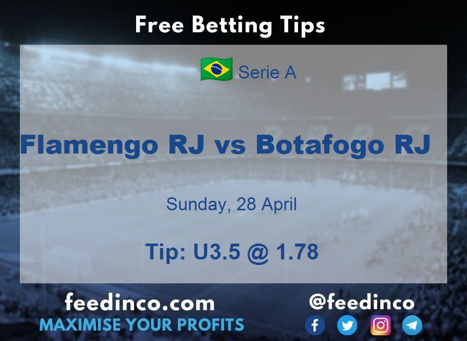 Flamengo RJ vs Botafogo RJ Prediction