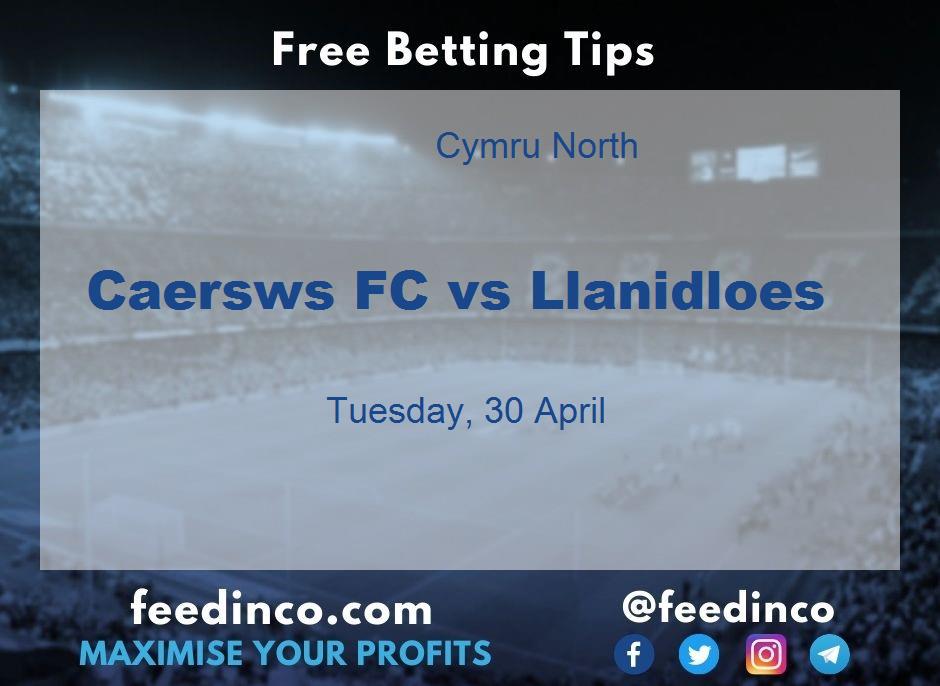 Caersws FC vs Llanidloes Prediction