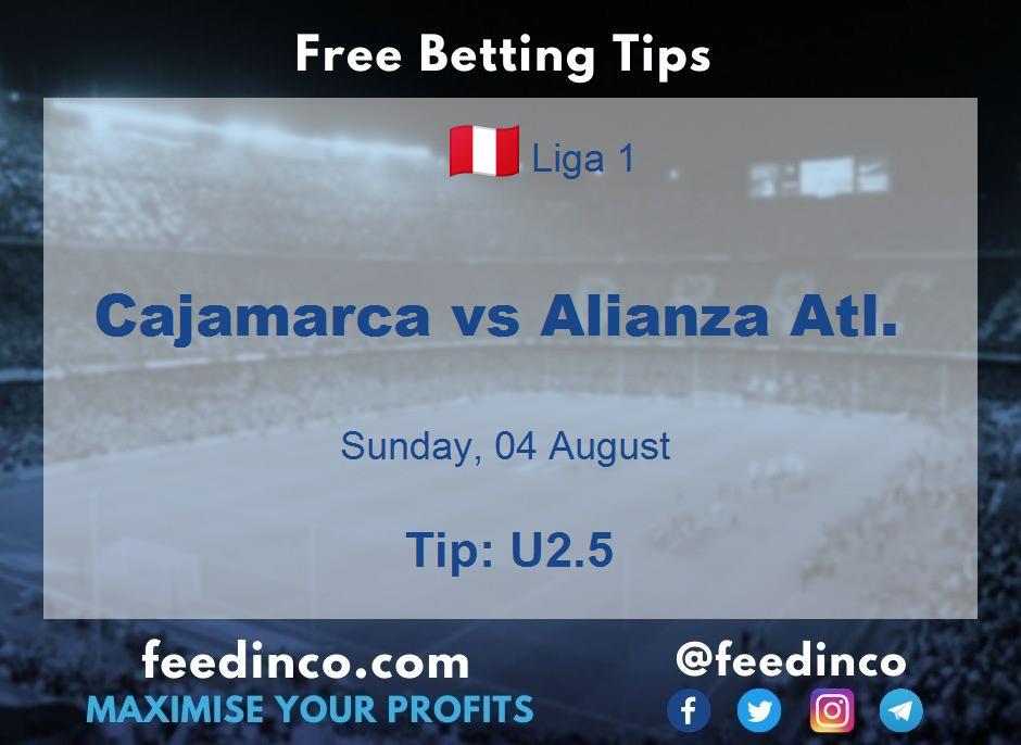 Cajamarca vs Alianza Atl. Prediction