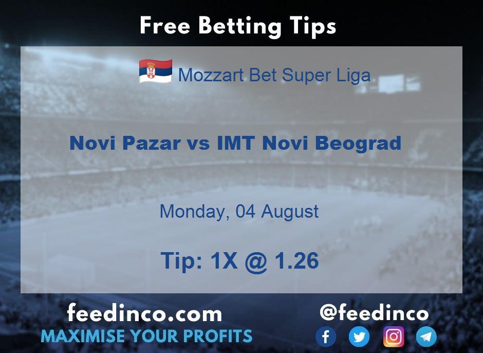 Novi Pazar vs IMT Novi Beograd Prediction Novi Pazar vs IMT Novi Beograd Prediction
