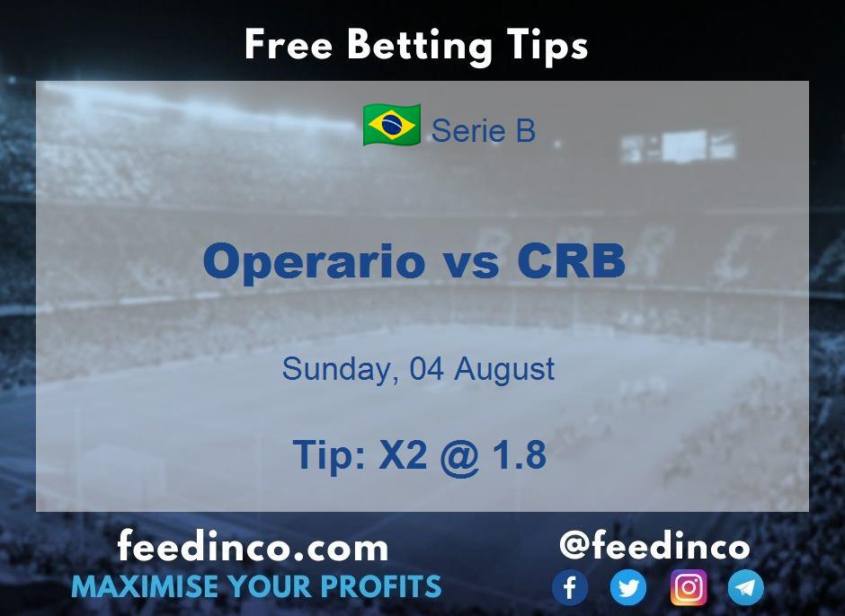 Operario vs CRB Prediction