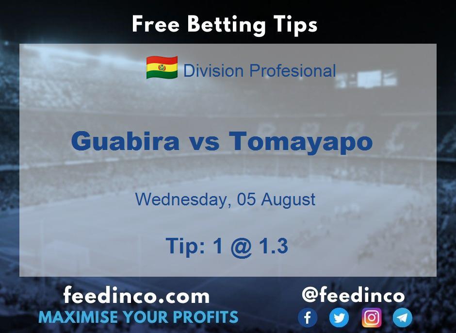 Guabira vs Tomayapo Prediction