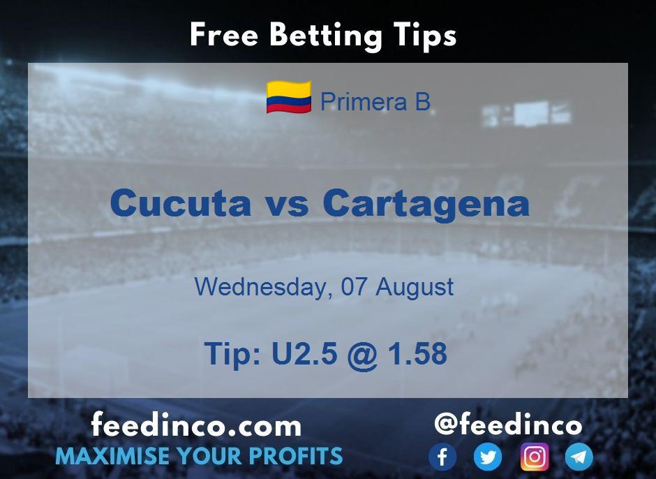 Cucuta vs Cartagena Prediction