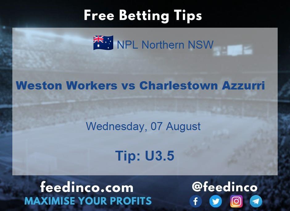 Weston Workers vs Charlestown Azzurri Prediction