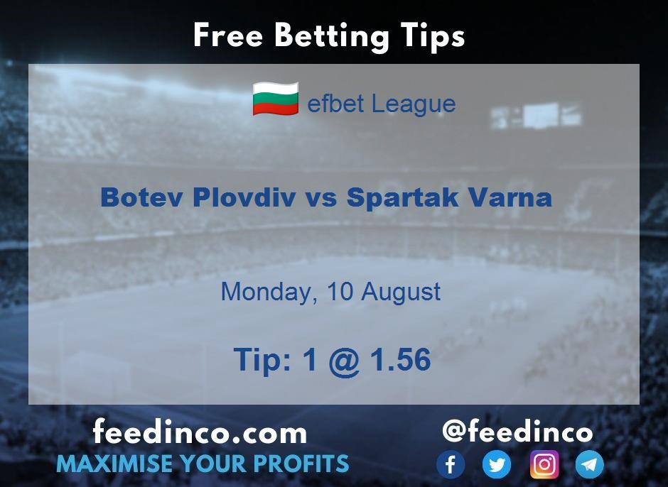 Botev Plovdiv vs Spartak Varna Prediction Botev Plovdiv vs Spartak Varna Prediction