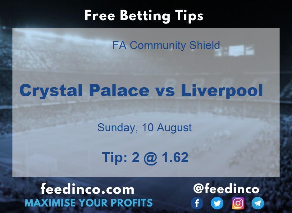 Crystal Palace vs Liverpool Prediction