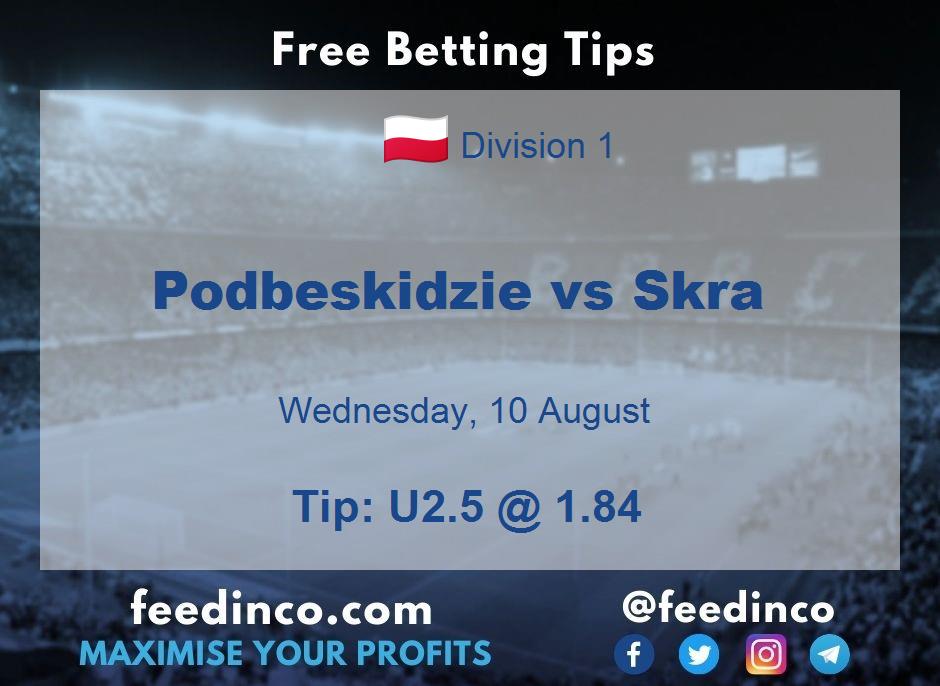 Podbeskidzie vs Skra Prediction Podbeskidzie vs Skra Prediction