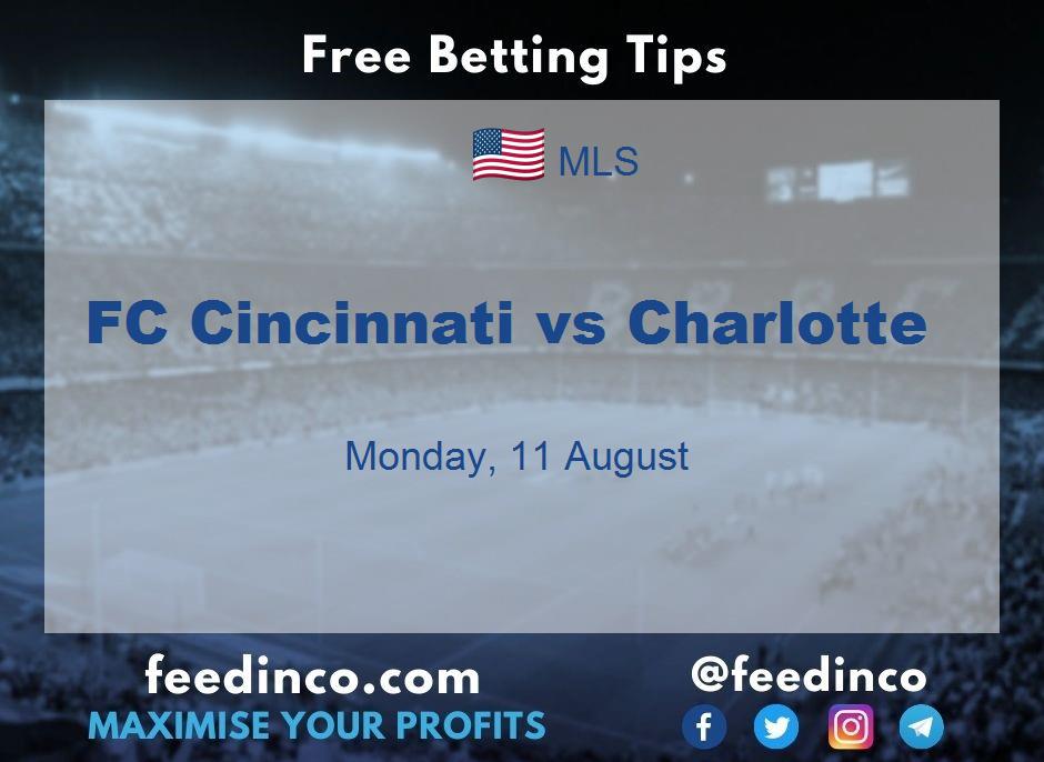 FC Cincinnati vs Charlotte Prediction FC Cincinnati vs Charlotte Prediction