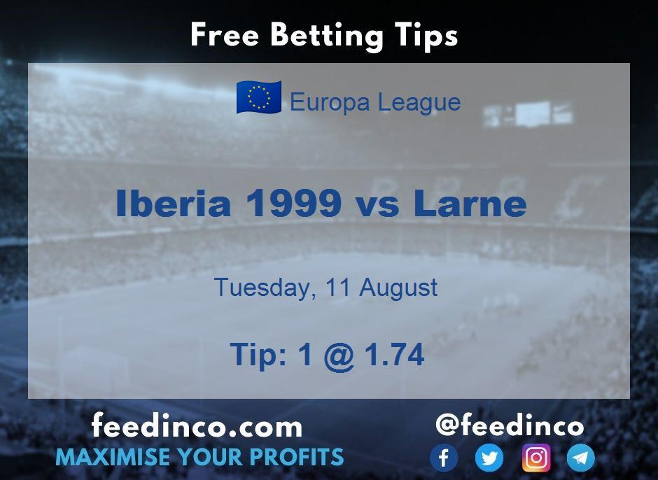 Iberia 1999 vs Larne Prediction Iberia 1999 vs Larne Prediction