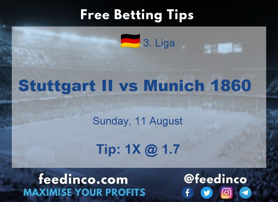 Stuttgart II vs Munich 1860 Prediction