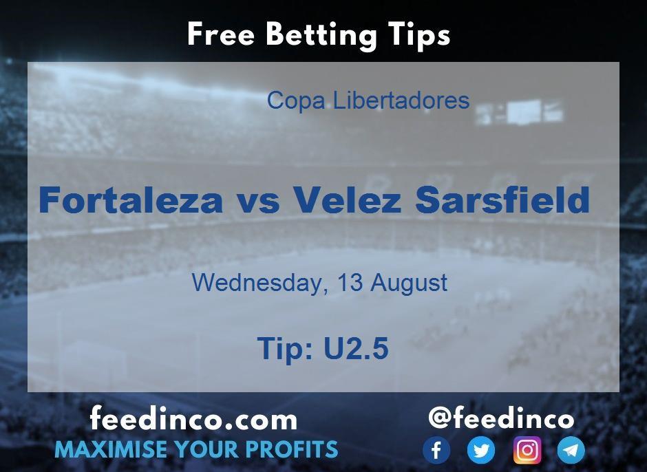 Fortaleza vs Velez Sarsfield Prediction Fortaleza vs Velez Sarsfield Prediction