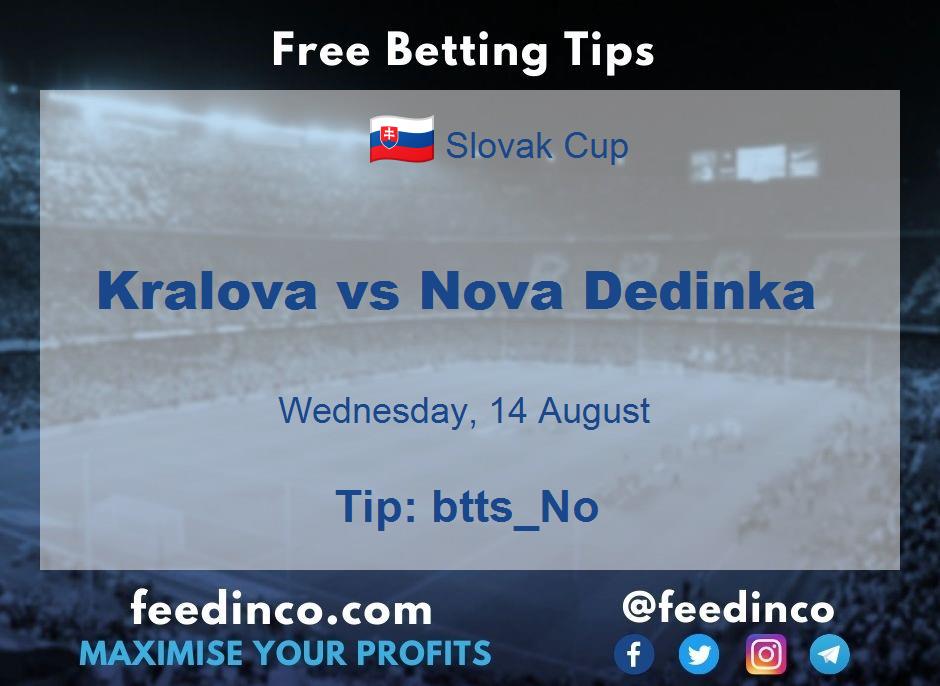 Kralova vs Nova Dedinka Prediction