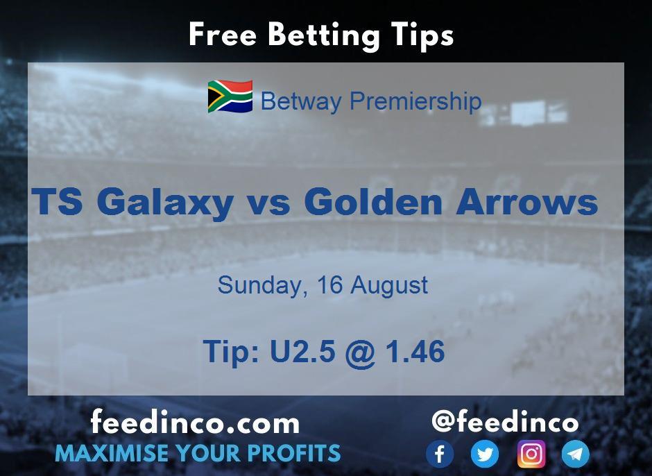 TS Galaxy vs Golden Arrows Prediction TS Galaxy vs Golden Arrows Prediction