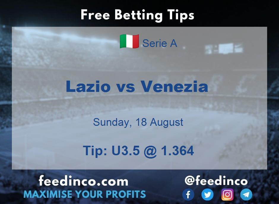 Lazio vs Venezia Prediction