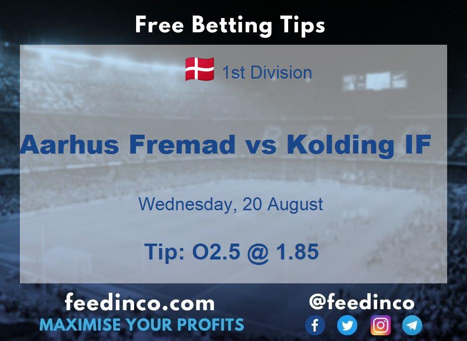 Aarhus Fremad vs Kolding IF Prediction