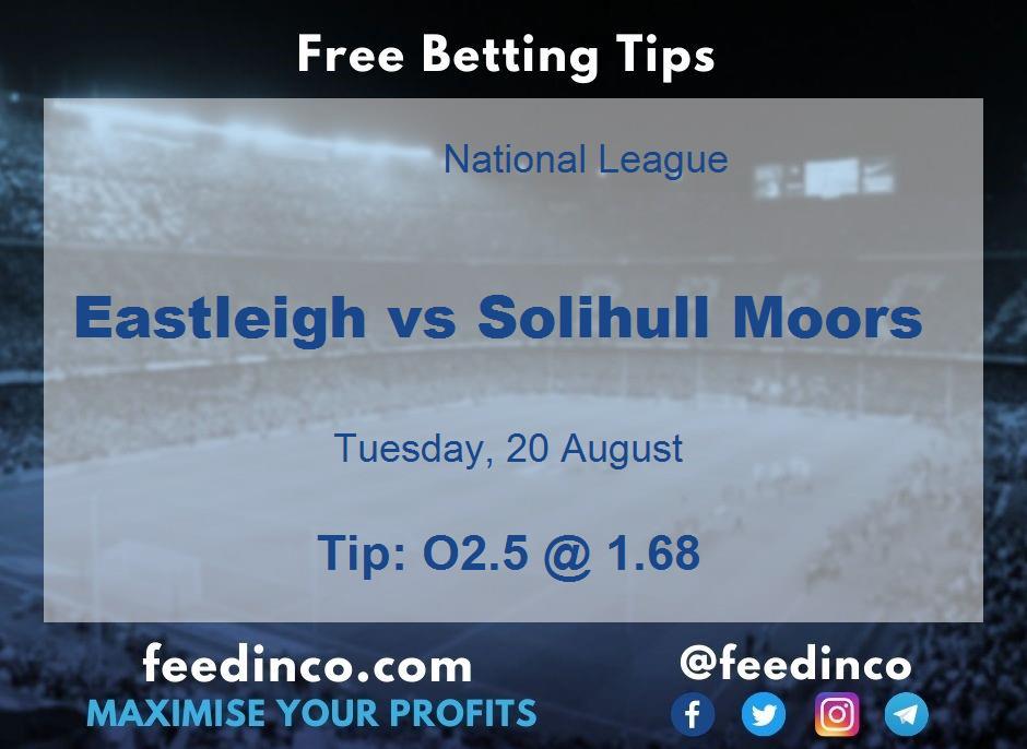 Eastleigh vs Solihull Moors Prediction