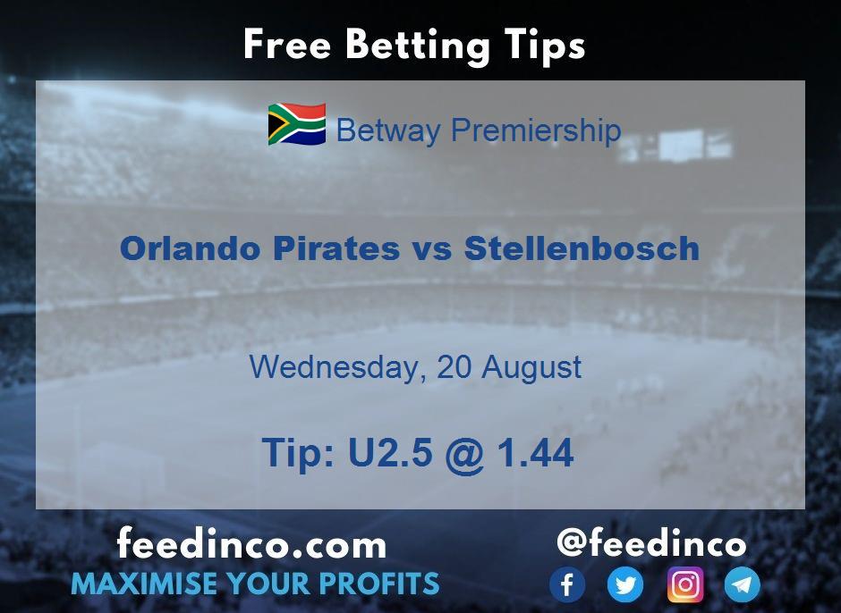 Orlando Pirates vs Stellenbosch Prediction