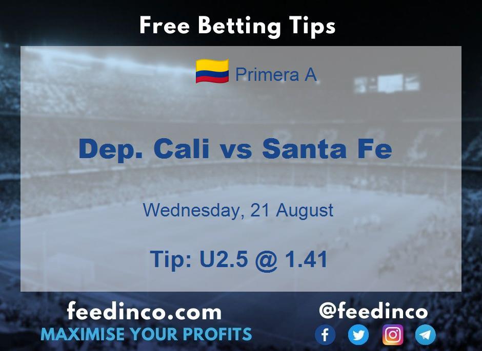 Dep. Cali vs Santa Fe Prediction