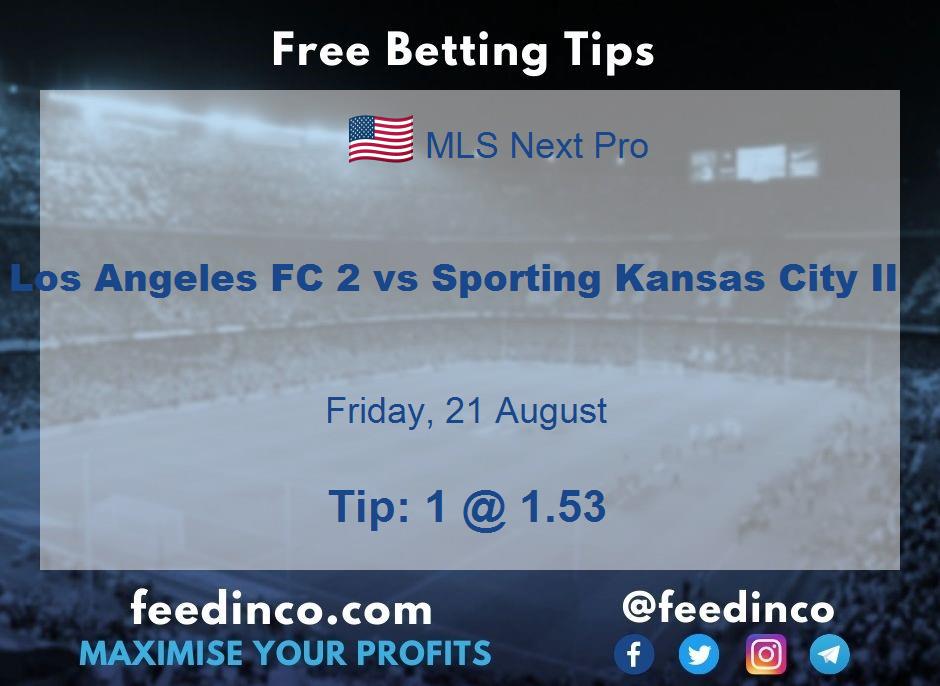 Los Angeles FC 2 vs Sporting Kansas City II Prediction Los Angeles FC 2 vs Sporting Kansas City II Prediction