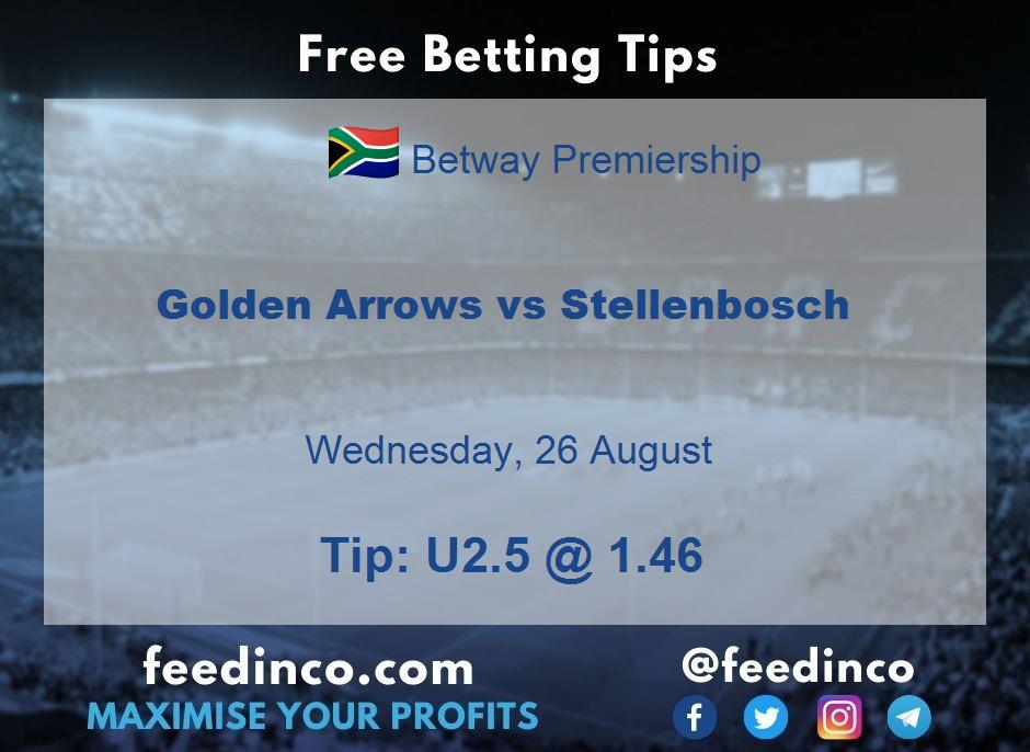 Golden Arrows vs Stellenbosch Prediction