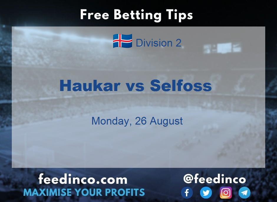 Haukar vs Selfoss Prediction