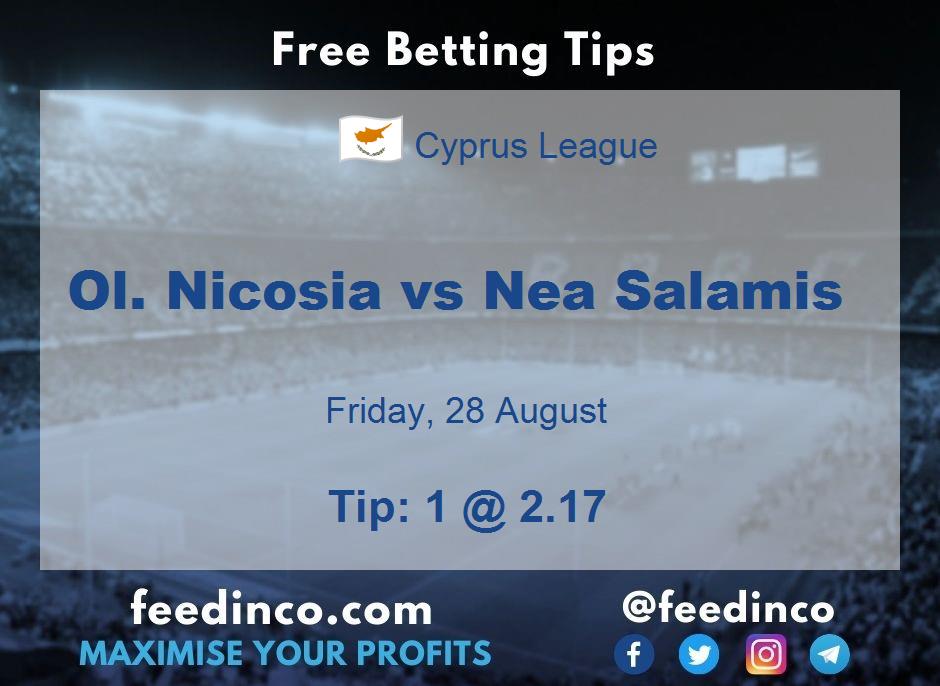 Ol. Nicosia vs Nea Salamis Prediction Ol. Nicosia vs Nea Salamis Prediction