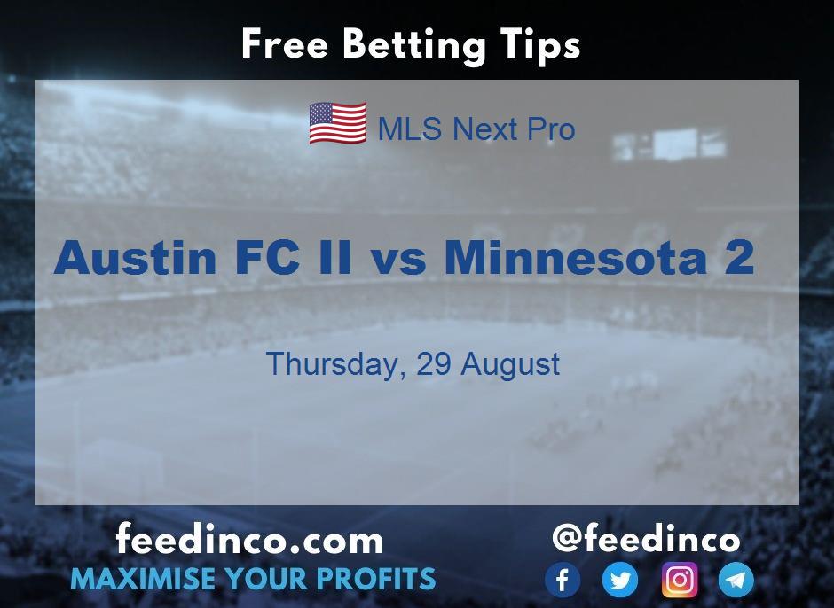 Austin FC II vs Minnesota 2 Prediction Austin FC II vs Minnesota 2 Prediction