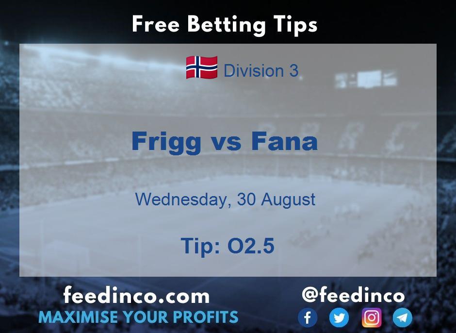 Frigg vs Fana Prediction