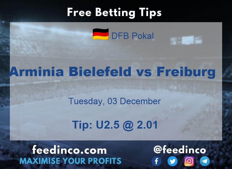 Arminia Bielefeld vs Freiburg Prediction