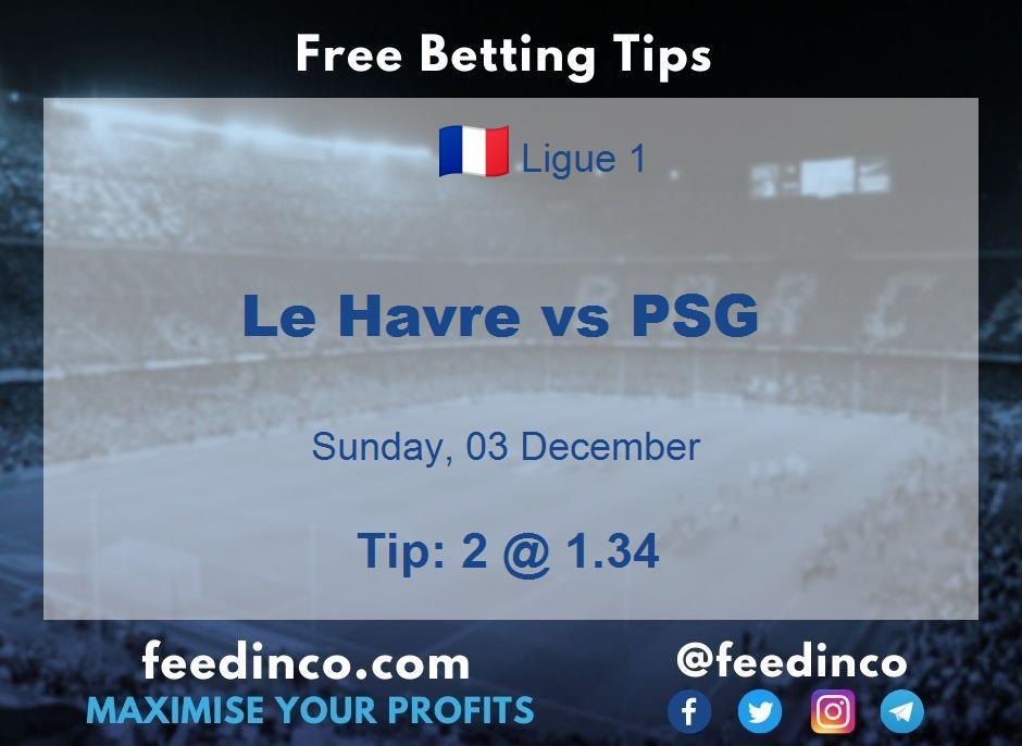 Le Havre vs PSG Prediction