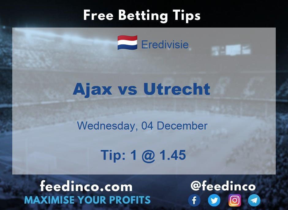 Ajax vs Utrecht Prediction