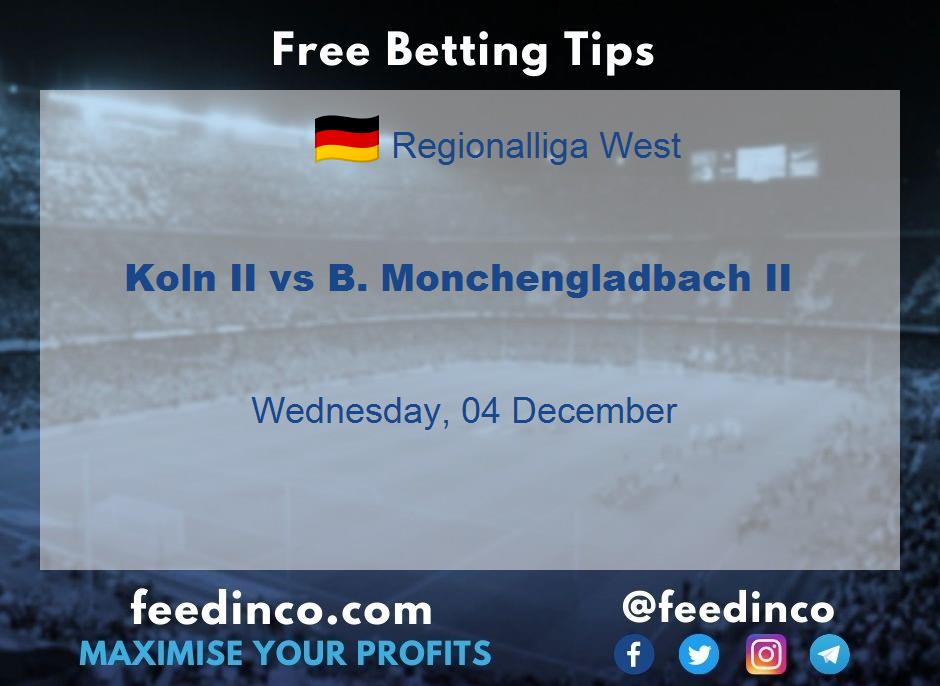 Koln II vs B. Monchengladbach II Prediction