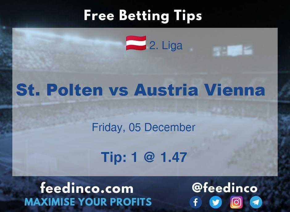St. Polten vs Austria Vienna Prediction