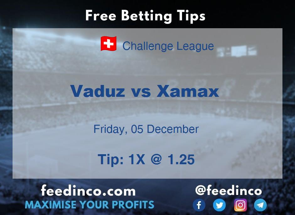Vaduz vs Xamax Prediction