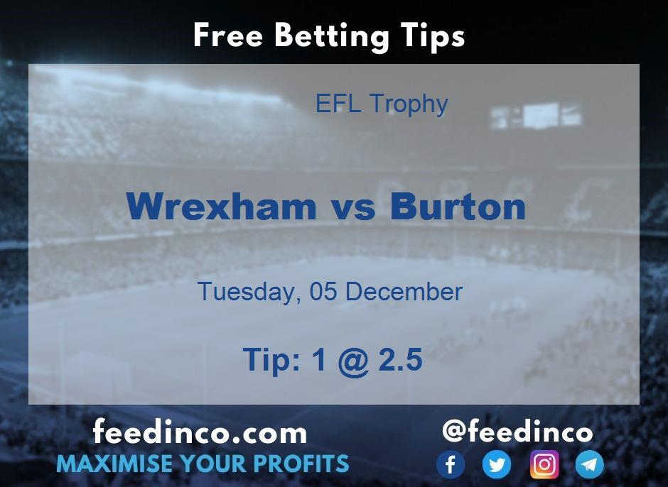 Wrexham vs Burton Prediction