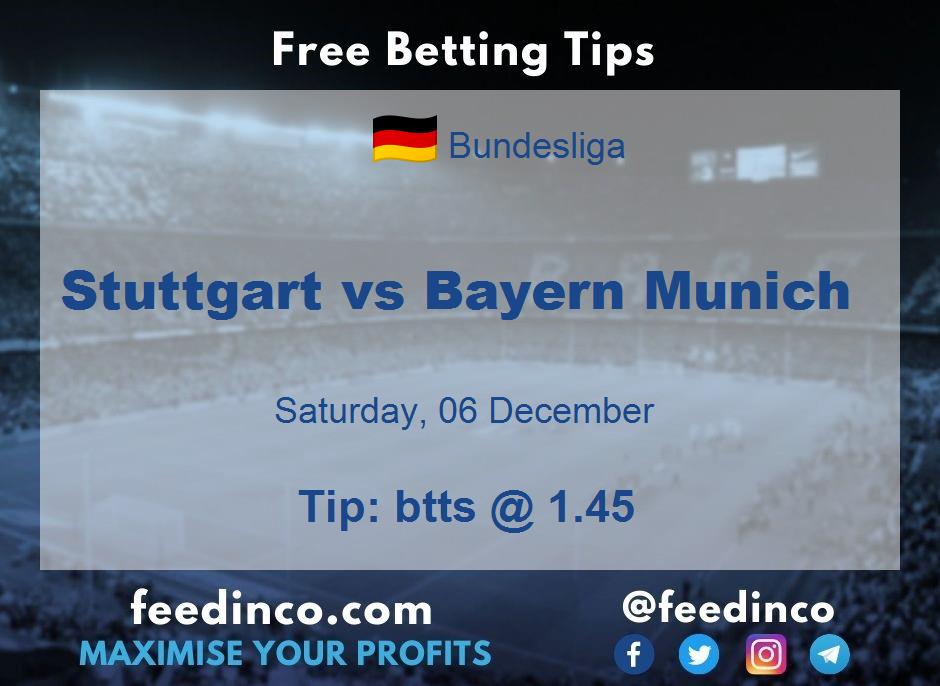 Stuttgart vs Bayern Munich Prediction