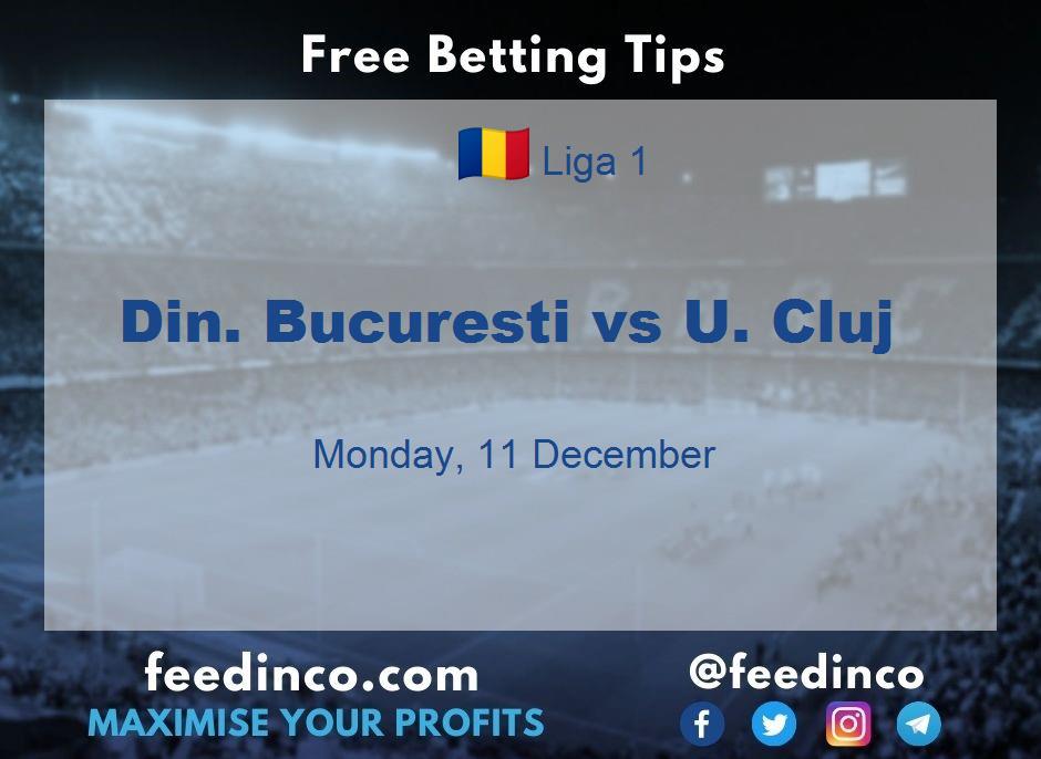 Din. Bucuresti vs U. Cluj Prediction
